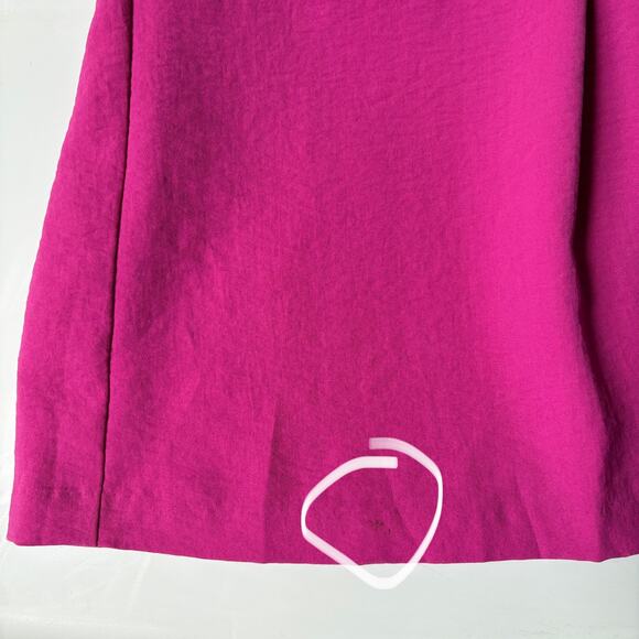 Vince Camuto Bright Pink Halter Wide Leg Jumpsuit - Women's Size 10 - Picture 4 of 8